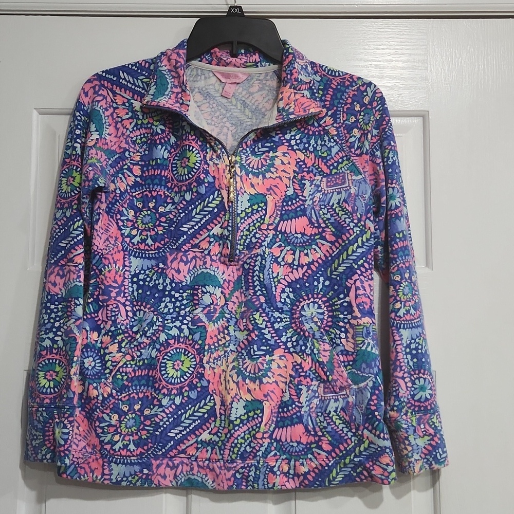 Lilly Pulitzer Skipper Popover in No Prob Llama Women’s Size XSmall
